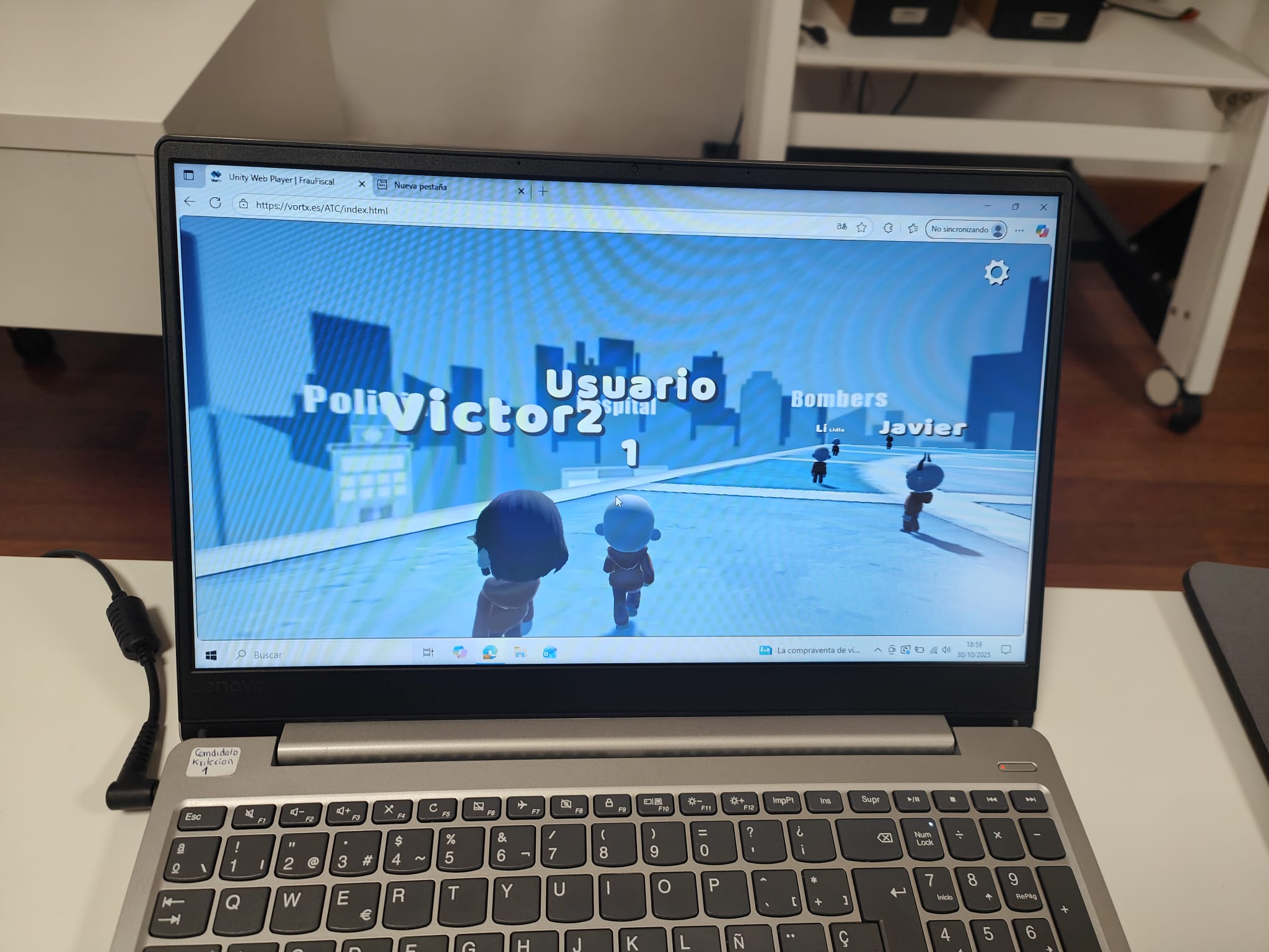 Material del proyecto Serious Game multiusuario